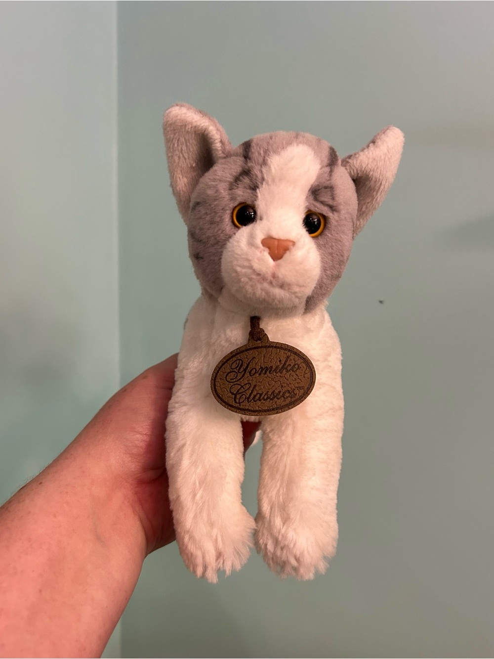 Russ Yomiko Classics Grey Tabby Cat 10” Kitten Realistic Plush Stuffed Animal